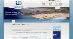 Desktop Screenshot of hgileakdetection.com